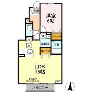 プレミール・カーサ C【1階】の間取り