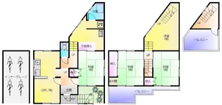 大阪府八尾市恩智北町4【一戸建】の間取り