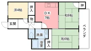 兵庫県西宮市甲子園口4【マンション】の間取り