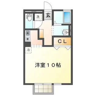 シャルム【1階】の間取り