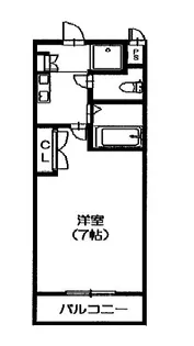 大阪府箕面市粟生間谷西7【マンション】の間取り