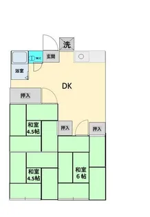 ハイツ・イズミ【2階】の間取り