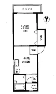 メゾン福利【2階】の間取り