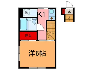 ハイホ-ム【2階】の間取り