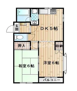 メゾン松原【1階】の間取り