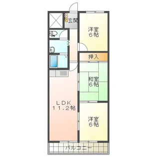 ノーブル・ライフ【3階】の間取り
