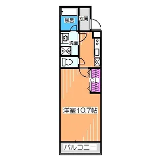 フジパレス初芝ウエスト【1階】の間取り