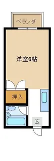 古庄ハイツB【1階】の間取り