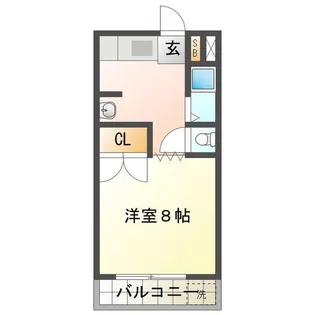 Mハイツ【1階】の間取り