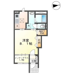 アラ・ミゾン【1階】の間取り