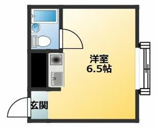鶴田第一ビル【4階】の間取り