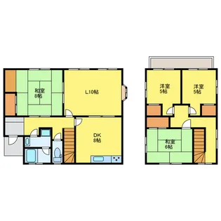 徳島県徳島市南佐古七番町【一戸建】の間取り