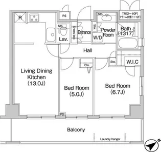 コンフォリア田町【3階】の間取り
