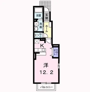 エスポアールC【1階】の間取り