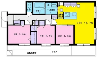 トミーコート湘南【1階】の間取り