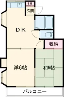 石井コーポ【2階】の間取り