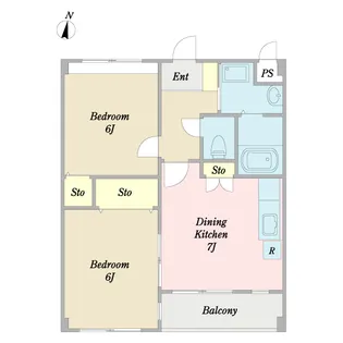 パストラル【3階】の間取り