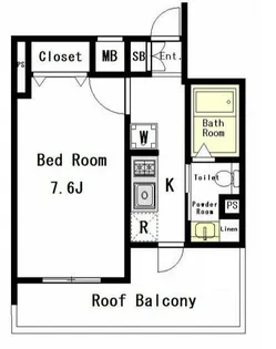 プレール・ドゥーク新高円寺【4階】の間取り