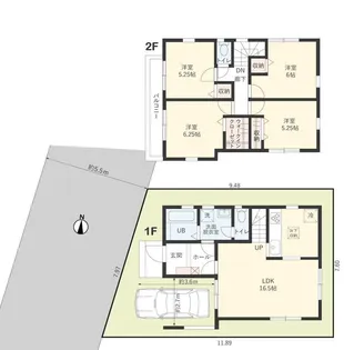 千葉県船橋市薬円台3【一戸建】の間取り