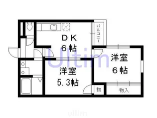 グレース菱屋【2階】の間取り