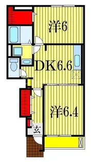 ガーデンヒルズ芝山【1階】の間取り