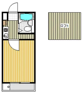 イエローハウス【2階】の間取り