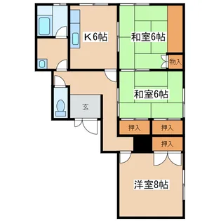 理興産業ビル【3階】の間取り