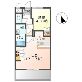 茨城県ひたちなか市大字稲田【アパート】の間取り