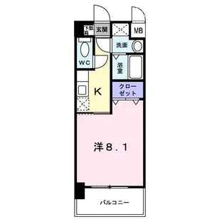 広島県廿日市市宮内【マンション】の間取り