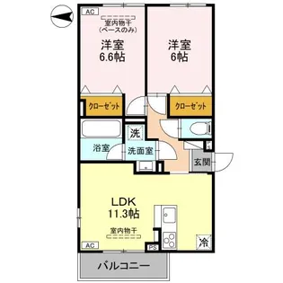 DR相木COEUR【2階】の間取り