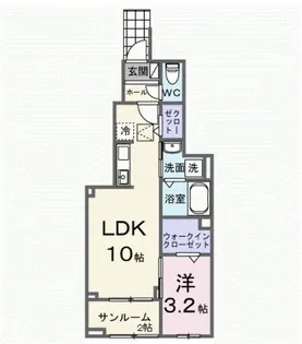 プリモ【1階】の間取り