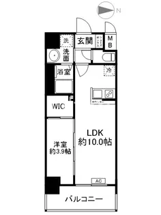 ソルテラス京都西院 STATION SIDE【5階】の間取り