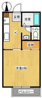 ヴェルデ石が口 B【2階】の間取り