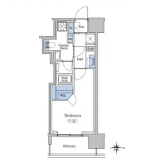 スタイリオ新丸子駅前【4階】の間取り