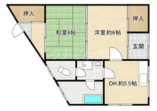 大阪府大阪市旭区赤川1【一戸建】の間取り