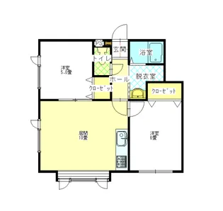 ディアコート【2階】の間取り