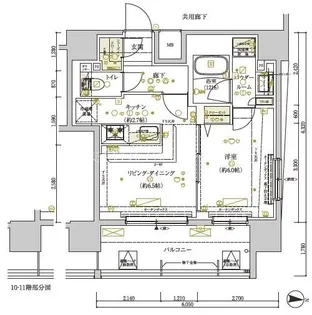 メインステージ両国II【5階】の間取り