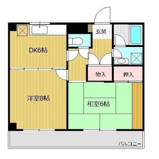 チェリーブロッサム【4階】の間取り