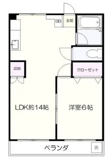 東京都府中市新町1【マンション】の間取り