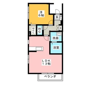 メゾン月声【2階】の間取り