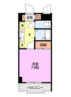 ファースト新潟【4階】の間取り