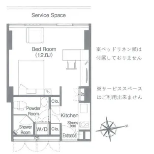 ウエリスアーバン品川タワー【16階】の間取り