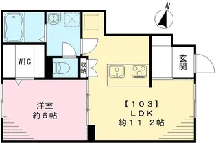 クロッシェ【1階】の間取り