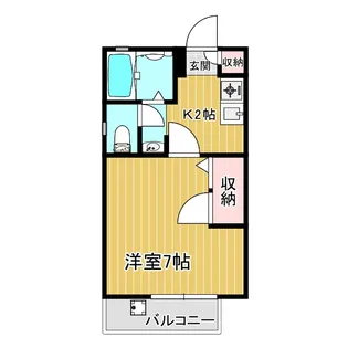 アンクラージュ北在家【2階】の間取り