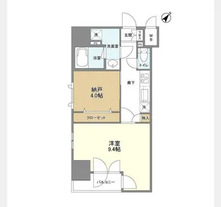 コードテラス東日本橋【11階】の間取り