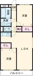 ア・ドリームYAMASHIN【2階】の間取り