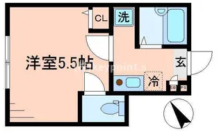 東京都板橋区中台3【アパート】の間取り