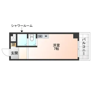 ピュアハウス甲子園【2階】の間取り