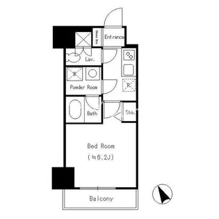 神奈川県川崎市川崎区本町2【マンション】の間取り