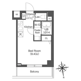 ディームス浦安【3階】の間取り